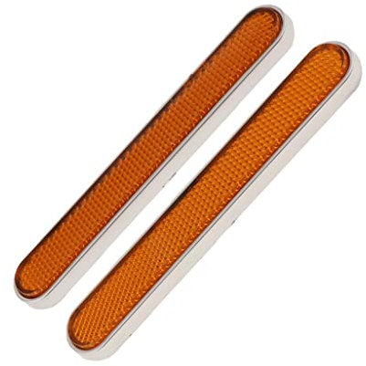 Ronyme 2X Gabel Reflektor für Sportsters 883 1200, 140x22mm, Orange,