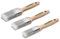 Profi Pinsel Lack Set: Lackierpinsel Lackpinsel Set 30mm 40mm 50mm | Lackpinsel für Lacke Lackierpinsel Kunstborsten | Malerpinsel Flachpinsel Set für Wandfarben, Lacke und Dispersionsfarben