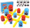 Anyingkai Tic Tac Toe,Tik Tak Toe,Tic Tac Toe Spiel,2 Spieler Brettspiele, Big Eat Small Game Eltern Kind Interaktion Kinder Spiele, Klassisches Familien Brettspiel