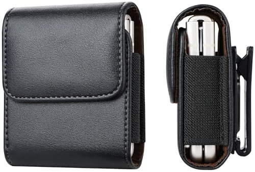 Étui de Protection pour Samsung Galaxy Z Flip 6, 5, 3, 4 - Étui de Ceinture avec Clip Rotatif à 360° - Rangement Pliable pour Téléphone Portable
