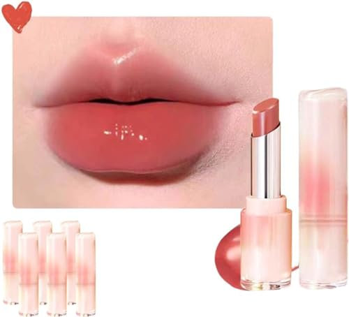 Juicy Lipstick, Long-Lasting Lip Balm and Lip Stain, Hydrating Lip Oil, Color Changing Lip Balm, Jelly Plumping Lip Tint Lip Gloss Mirror Finish (#04)
