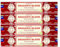 Räucherstäbchen Dragons Blood, 15 g x 4 Packungen, für Meditation, Yoga, Heilung, Aromatherapie, Relxation, Spiritualität Rushant
