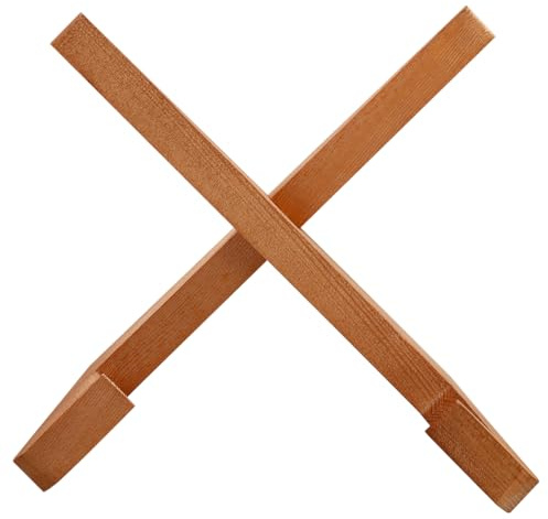 GLADFRESIT Plate Stand For Display, Wooden Stand Decorative Holder Picture Storage Display Shelf for Photo Books Stamps Greeting Card Record (6.5 Inch)