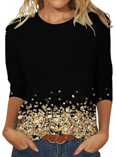 Offerte Oggi Lampo Bluse+Eleganti+Firmate Maglie Maniche Corte Cotone Donna Top Paillettes Donna Curvy Camicia Jeans Donna Estiva Camicia Con Rouches Donna Camiciaelegante Donna Open Box Deals