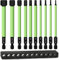 Uadme Drill Allen Key Bit Set, 10Pcs Strong Magnetic Hex Screwdriver Bits Set Long 100mm 1/4 Inch S2 Impact Wrench Drill Bit Set, H1.5-H12