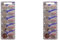 Hochwertige Knopfzelle Maxell CR2032 5er Blister, 3,0 Volt, Lithiumbatterie, Batterie (Packung mit 2)