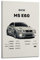 YQXTRB Poster mit deutschem Auto, M5 E60, dekoratives Gemälde, Leinwand, Wandposter und Kunstdruck, moderne Familienschlafzimmer-Dekoration, Poster, 30 x 45 cm