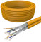 Draka Netzwerkkabel Verlegekabel LAN Kabel 100m Trommel Cat 7 Duplex S/FTP PiMF LSZH Halogenfrei AWG 23/1 Installationskabel Datenkabel PoE 100% Kupfer UC900 SS23 GHMT PVP Zertifiziert Made in EU