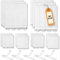 48 Paires (96 Bandes) Languette Accroche Tableau Sans Percer, Attache Cadre Adhésif, 9.3cm Languette Adhesif Mural, Fixation Murale Sans Percer pour Accroche Cadre, Art Mural1