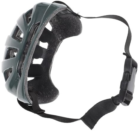 JUMPLAWN Haustier Hut fahrradhelm für Hunde Hündchen Sombrero Hundemütze hundehelm hundefressnäpfe hundezubehör Partygeschenke für Haustiere Schutzhelm für Hunde Plastik Dark Grey