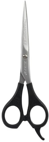 Kiepe 2118 Haarschneideschere 6″ – Semi-Offset Haarschere mit integriertem Fingerrest & mikroverzahntem Schliff für kontrollierte Profi-Schnitte