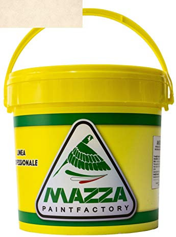 COLORIFICIO MAZZA Pittura Decorativa Per Interni Effetto Sabbiato Lt 5 Sabbia Vernice Muro Effetto Metallizzato Cangiante Perlescente Idropittura Murale Colorata (Avorio Beige Chiarissimo Sbp3097)