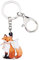 WEVENI Porte-clés en acrylique avec motif renard - Bijoux mignons pour femme et fille - Breloques pour sac, portefeuille, voiture, Renard A, W2L2