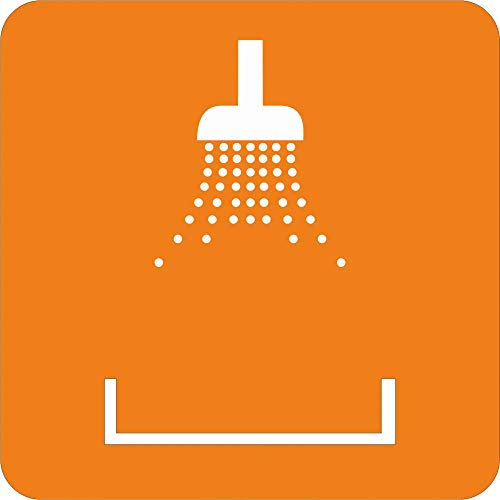 Schild: Piktogramm Dusche - Aluverbundschild 200 x 200 mm