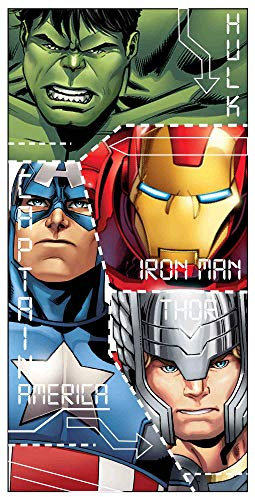 empireposter Avengers - Superhelden - Mikrofaser-Handtuch 70x140 cm - Kinder Strandtuch
