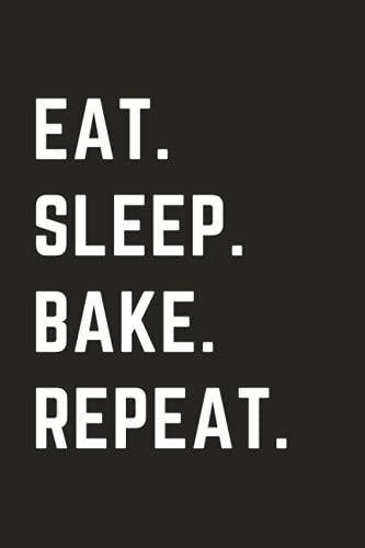 Gift for Bakers: Funny Baker Gifts | Baker Notebook | Gag Humor Journal Present for Pastry Chef | Appreciation Gift for Pastry Cook | Breadmaker, Confectioner Books | Minimalist Matte Black Notebook