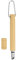 Alomejor Golf Iron Groove Cleaner Club Wedge Cleaner Golf Slotted Cleaning Knife Golf Club Pitching Head Cleaning Tool(gold)