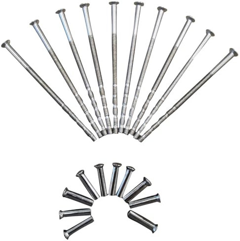 Vis reliure M4 recoupable 60-90mm avec douille M4x22 satin nickelé sachet de 10 - HERACLES - ACC-VR-6090NK