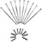 HERACLES - Vis reliure M4 recoupable 60-90mm avec douille M4x22 satin nickelé sachet de 10 - HERACLES - ACC-VR-6090NK