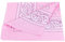 Alsino Bandana Stirnband Rockabilly Durag-Muster Herren-Stirnband - 53 cm x 53 cm 100% Baumwolle, Farbe wählen:Paisley rosa