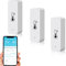 WLAN Smart Thermometer Hygrometer, Digitale Mini Innentemperatur und Feuchtigkeitssensor, Raumtemperaturfeuchtigkeitssensor App Fernbedienung für Gewächshauskeller,Kompatibel Alexa/Google Home. 3Pack