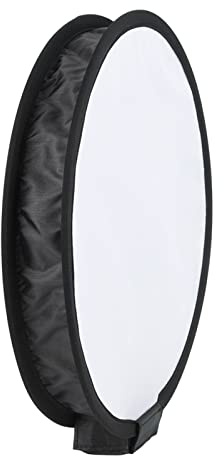 Softbox Plegable, Equipo Dental de Educación, Softboxes y Sombrillas, 40cm Portátil Plegable Redondo Forma Speedlite Softbox Difusor para Flash de Cámara