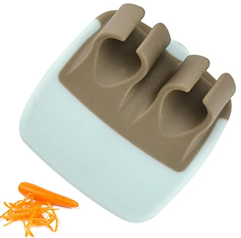 Schäler für Küche,Edelstahl Fingergriffe Schäler - Küchenschäler für Kartoffel, Karotte, Gurke, Obstschäler, spülmaschinenfest Delr