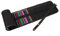 Bringsine Pencil Roll Bag,Canvas Colored Pencil Holder Leather Case for Adults (No Pencils) Paint Brush Storage Pouch for Artist Painter
