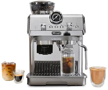 De'Longhi flysclean EC9255M La Specialista Arte Evo Espresso Machine with Cold Brew