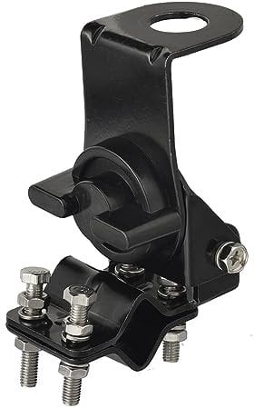 Graootoly 1 PCS Vehicle CB Mobile Radio Antenna Mirror Mount Bumper Roof Rack Metal Pole Mount Fixed Bracket for Car Truck CB Radio VHF UHF