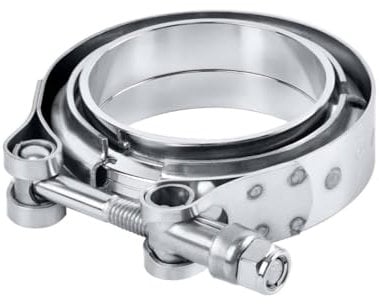 GMRTEC 4 inch V Band Clamp with Male Female Flange Kit Stainless Steel Universal Clamps