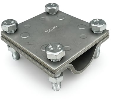 Tiefenerder Erder Erdung Staberder Ø18mm V4A Edelstahl SET Zusammensetzung (Klemme Ø18)