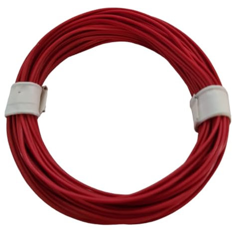 BELI-BECO L210/5 Kabel - Kupferlitze 2 x 0,08 mm² - 5 m Ring (rot)