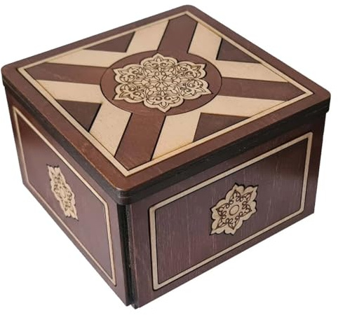 Kreuz Puzzle Box - Constantin Deutsch Trick Puzzle Box - Erwachsene 14+