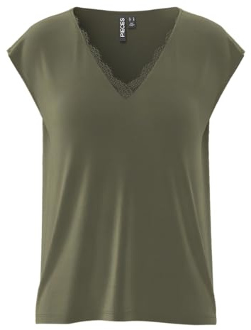 PIECES Female Tshirt PC Kamala Spitzen | T-shirt