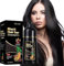 Haarfärbeshampoo - 500 ml Schwarzes Haarfärbemittel, Schwarze Hair Dye Shampoo 3 in 1 für graues Haar und Bart, Färbeshampoo für Männer und Frauen（#01）
