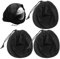 3 Pièces Sacs De Casque De Moto, Sac À Casque, Sac Casque Moto, Sac À Dos Porte Casque avec Cordon De Serrage, Couvre pour De Vélo, De Ski, Basketball(Noir)