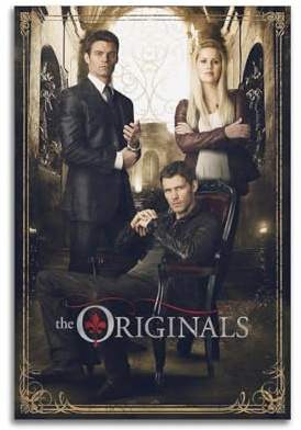 SAFHUER Vampire Diaries Gesungenes Poster, dekoratives Gemälde, Leinwand, Wandposter und Kunstdruck, modernes Familienschlafzimmer, Dekoration, Poster, 20 x 30 cm