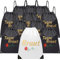 LUKIUP 11 Stück Team Bride Kordelzug Turnbeutel Set, JGA Junggesellenabschied Sporttaschen Set, Team Bride Tasche mit Kordelzug für Verlobung JGA Hochzeit Braut Party