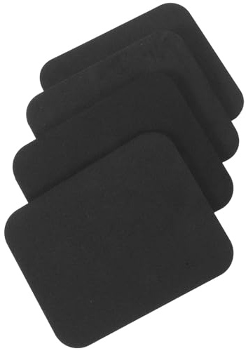 Homoyoyo 4pcs Snowboard Shin Pads for Ski Boot Liner, Breathable and Antifriction Plastic Foam Ski Shin Guards, Cuttable Padded Protection for Winter Sports and Snowboarding, Black