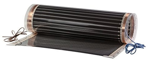 MATEC FGP-80/0, 5 x 10.0 m x Underfloor Heating Electric Infrared Heating Film, 400 W, 230 V, Black