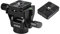 Andoer Monopod Head, M-12 Monopod Tilt Head Panoramic Head Telephoto Bird Watching with 2pcs Quick Release Plate