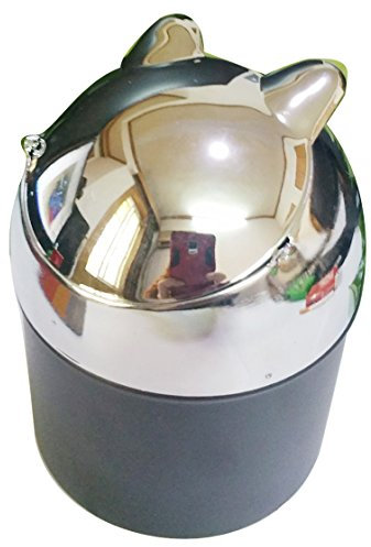 Coralpearl Zigaretten-Aschenbecher mit Deckel/Zigarre Windaschenbecher/Sturmaschenbecher Metall Tischaschenbecher Tisch Ascher Ashtray für Zuhause Büro Bar Auto Garten Terrasse Balkon,Drinnen Draußen