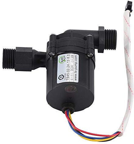 DC 24/12 V Solarwarmwasserbereiter Umwälzpumpe Auto Abschaltung geräuscharmes Wasser Einstellbare Zirkulation DC Pumpe für Solar Heizsystem(24V)