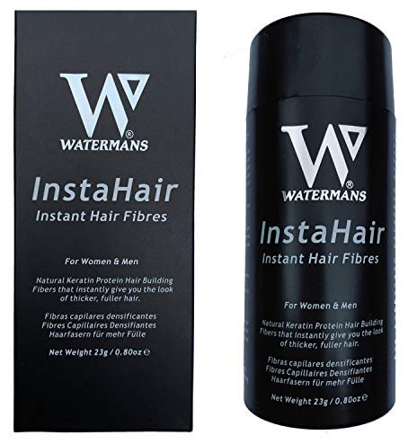 InstaHair Best Haaraufbau-Fasern, 23 g, Haarfasern für Männer und Frauen, Haarausfall-Concealer (Dark Brown)