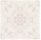 Tapete selbstklebend - Mandala Aquarell Ornament beige - Quadrat 192 x 192cm