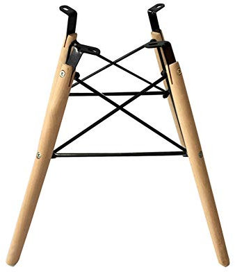 LZYSJ Stuhlbeine, 40 cm Höhe Buche Holzmöbel Bein für Freizeitstuhl Esszimmerstuhl Überholter Stuhl, mit Befestigungsschrauben
