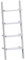 Vida Designs - York 4-Tier Ladder Bookcase, 56 x 29 x 154 cm, White