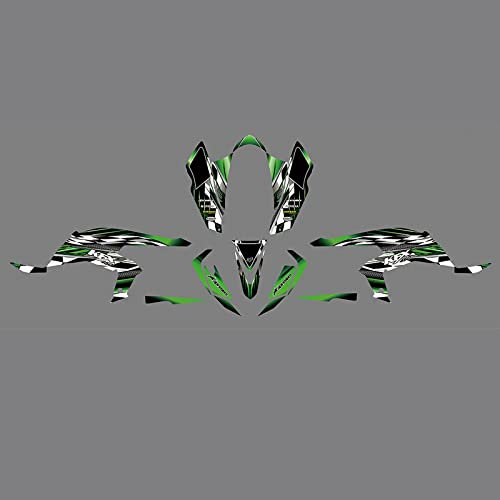 MXP Motorrad-Grafik-Aufkleber für ATV, 3 m, Decal-Kit für Kawasaki KFX450 KF450X KFX 450 (1327)