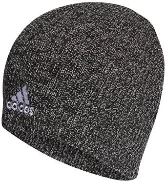 adidas Unisex Mélange Beanie, Black / Grey Two, M